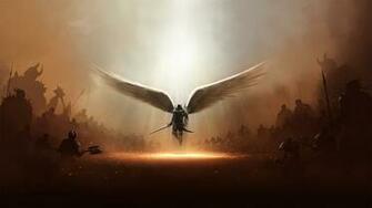 Angel Warrior Desktop Wallpaper Wallpapercow