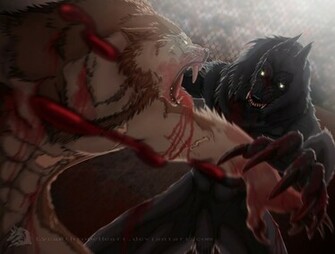 Broken Fang Vs Van Helsing By Lycanthropeheart