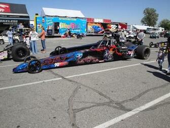 Super Comp Dragster With An Interesting Paint Job In Memphis Image
