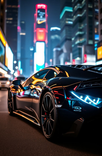 Black Lamborghini Wallpaper