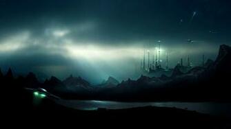 City Wallpaper Valley Future Image