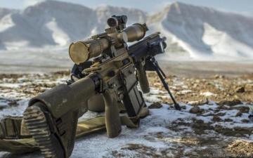 Hk417 Heckler And Koch Deserts Guns Sniper Rifles Wallpaper