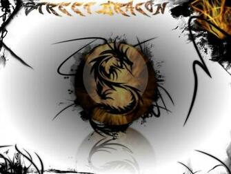 Tribal Dragon Wallpaper