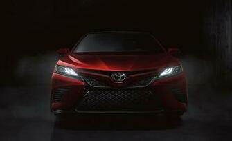 Toyota Camry Red Color Front HD Wide Wallpaper Cars In
