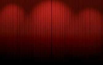 Red Curtains Wallpaper Theatre Scenario