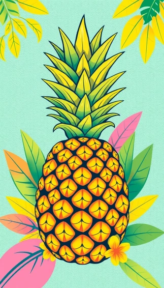 Pineapple Phone Wallpaper