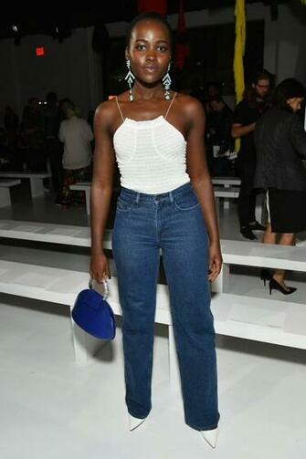Celebrities Front Row At Fashion Week Spring