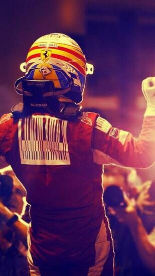 Fernando Alonso Racing Ferrari HD Wallpaper Desktop