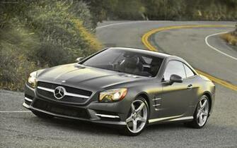 Mercedes Benz Sl550 Widescreen Exotic Car Wallpaper
