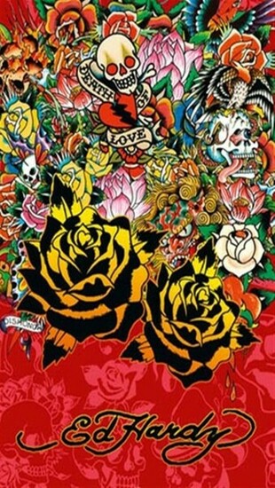 Related Pictures Ed Hardy Background For Fish