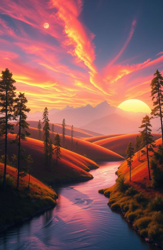 Dual Monitor Nature Wallpaper