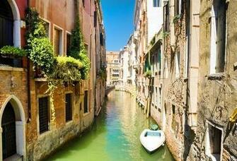 Wallpaper Italy Venice Water Canal Bridge Boat Desktop