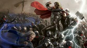 Age Of Ultron Superhero Action Adventure Comics Marvel Wallpaper