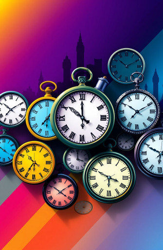 Time Zone Clock Wallpaper