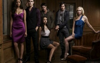 The Vampire Diaries Cast Wallpaper