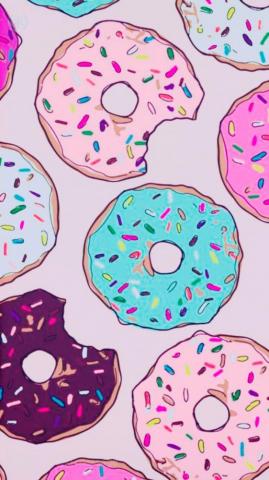 Background Donut HD Wallpaper Wallpapertip