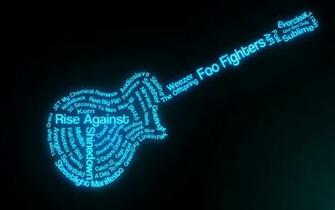 Typography Foo Fighters Nirva Wallpaper