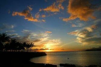 Hawaii Beach Sunset Wallpaper November