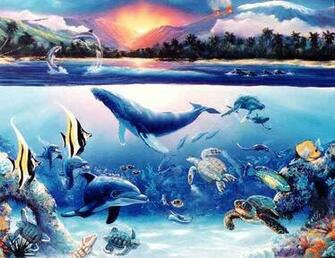 Colorful Dolphins