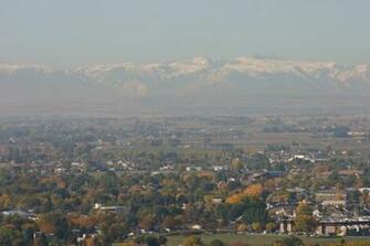 Looking Southwest From The Rimrocks In Billings Mt Beartooth