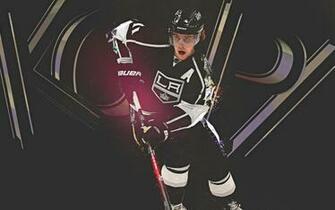 Wallpaper Anze Kopitar On Black Background Desktop