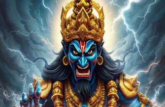 Angry Vishnu Wallpaper