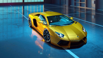 Gold Lamborghini Wallpaper