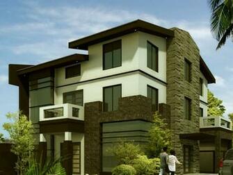Luxury House Architecture Design Wallpaper
