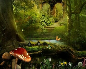 Enchanted Background By