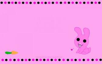 Pink Bunny Wallpaper By Guardiankitsune