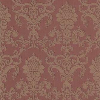 Burgundy Damask Louis Philippe Beacon House Wallpaper