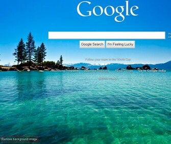 Background Image From Google Home Click On Remove