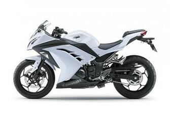 Kawasaki Ninja White Wallpaper Image