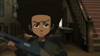 Wallpaper Ghetto The Boondocks Broom Desktop