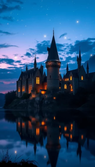 Hogwarts Castle Phone Wallpaper