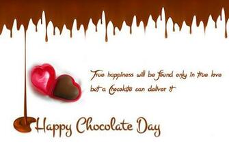 Happy Chocolate Day Quotes And Wallpaper