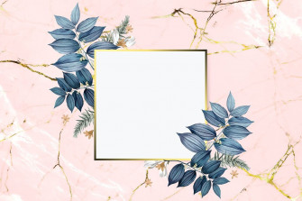 Luxurious Floral Wedding Frame Vector Wallpaper