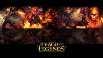 League Of Legends Wallpaper HD Fire Team X