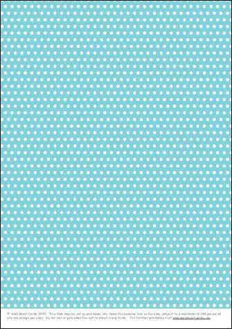 Polka Dot Sky Blue Background