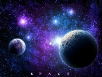 Space Stars Outer Planets Wallpaper