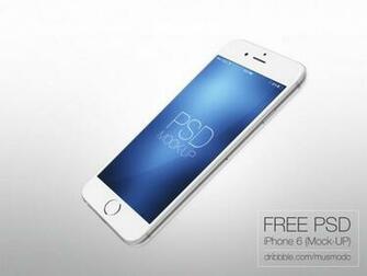 iPhone White Psd Mockup