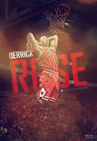 Derrick Rose Dunk Wallpaper By Rafaelvicentedesigns