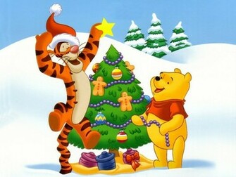 Winnie The Pooh Christmas Wallpaper