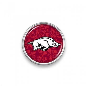 Arkansas Razorbacks Snap Button Floral Background