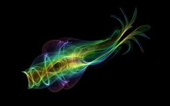 Light Fish Black Wallpaper