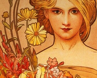 Alphonse Mucha Wallpaper Artwork Drawings