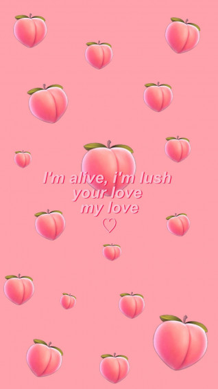 Peach Aesthetic Background Wallpaper
