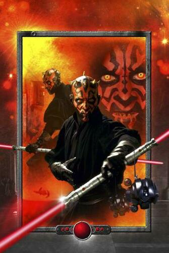 Darth Maul Lightsaber Red Wall Mural Photo Wallpaper Photowall