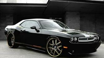 Dodge Challenger Black Hellcat Wallpaper