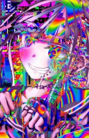 Glitch Core Ibuki In Anime Wallpaper